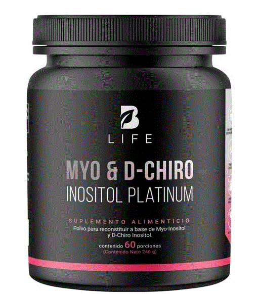 Myo & D-Chiro inositol platinum 246 g ( polvo para recontituir a base de Myo-Inositol y D-Chiro Inositol ) B*Life