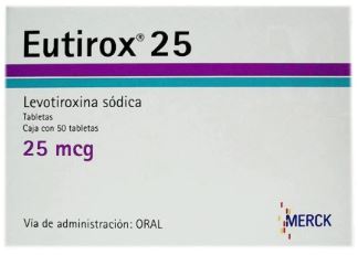 Eutirox 25 mcg 50 tabl