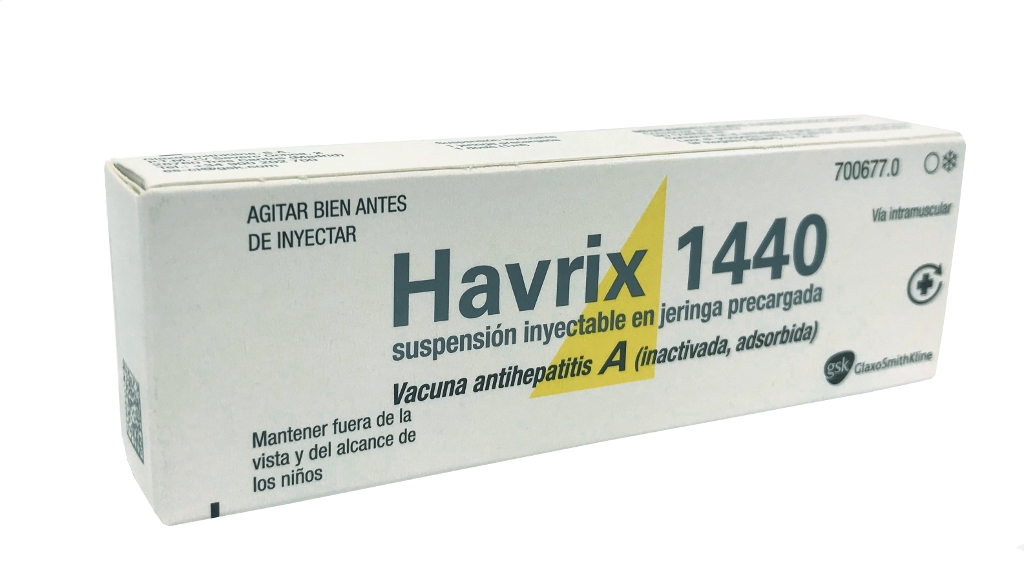 Havrix adulto 1440 (Hepatitis A) Glaxo