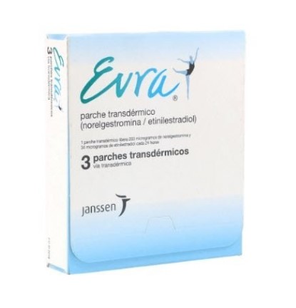 Evra 6 mg/600 mcg  c/3 parches 